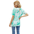 Woman Plus Size Tie-dye Cotton T-shirts